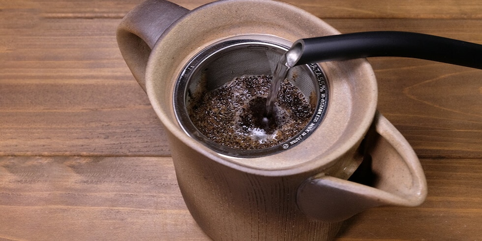 一心窯 焼締コーヒー急須 ソロ