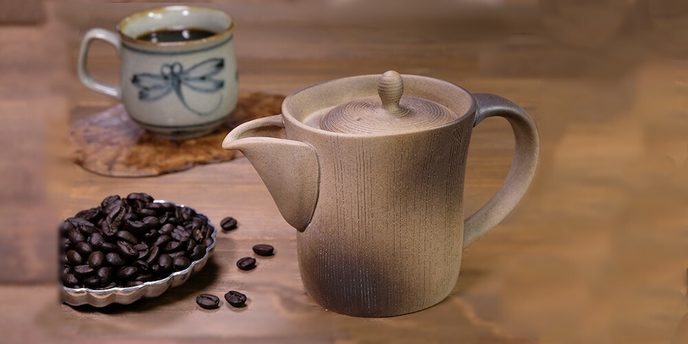 一心窯 焼締コーヒー急須 ソロ