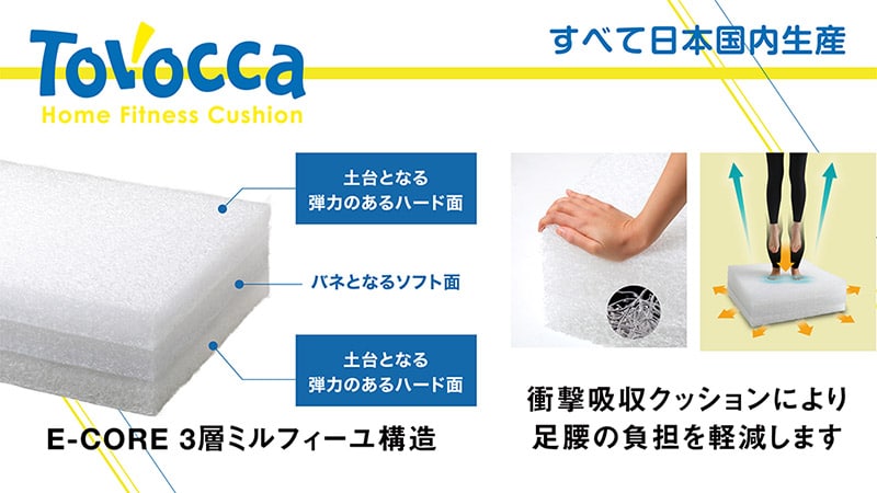 ピーエーエス TOVOCCA（トボッカ） ホームフィットネスクッション
