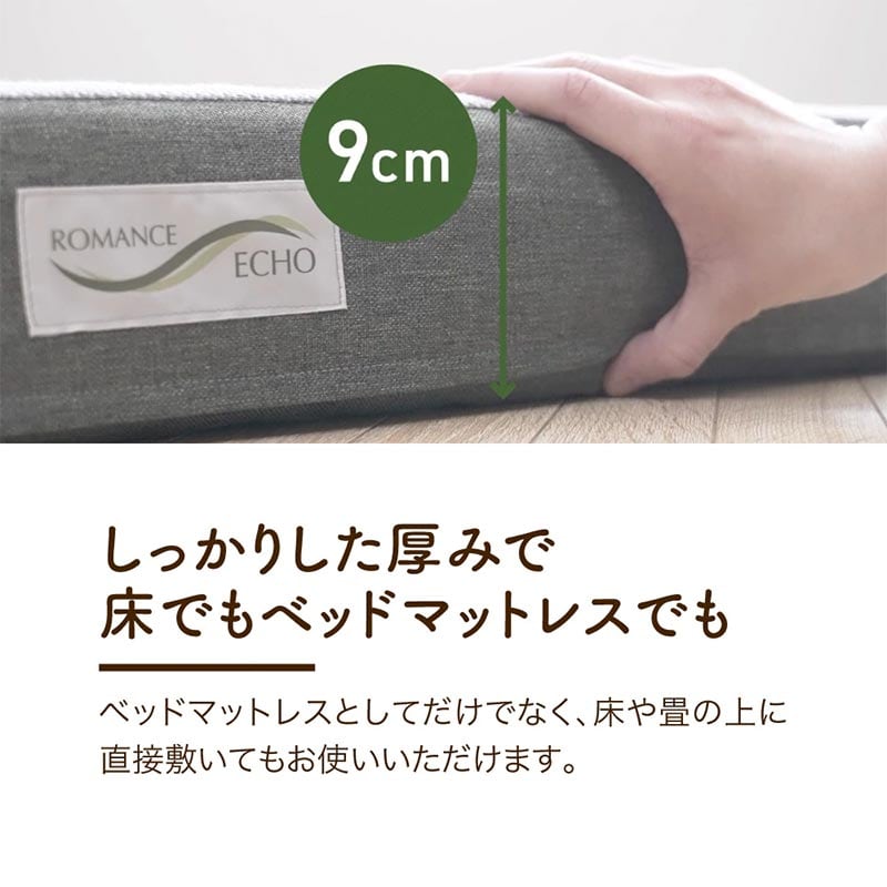 ロマンス小杉 硬さが自慢の敷きふとん ロマンスエコー