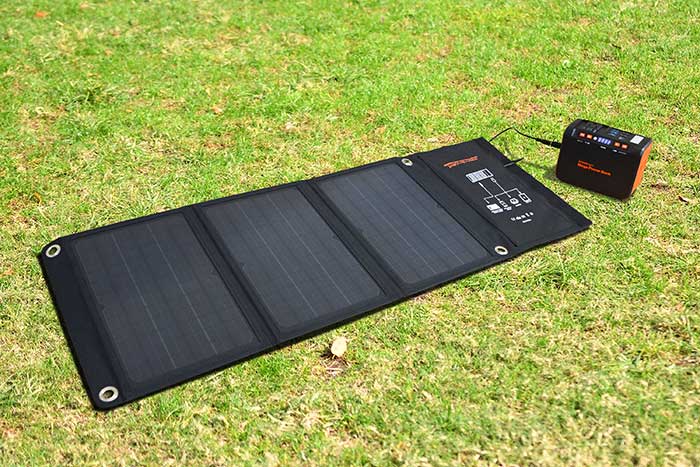 メテックス EVER Bright(エバーブライト) メガパワーステーション&21Wソーラーパネルセット SSBACMPB-C/SSBSP-21WP-B 1セット