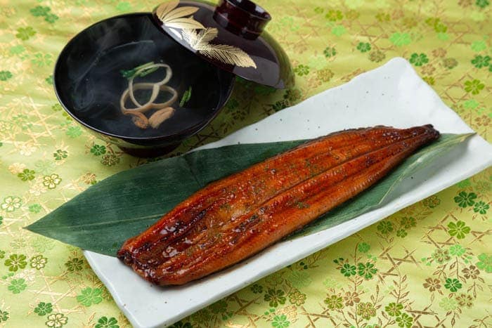 大五通商うなぎ工房 うなぎ問屋の大五蒲焼 (長焼２尾）肝吸付き 1セット（240g：120g×2尾、肝吸い×2袋）