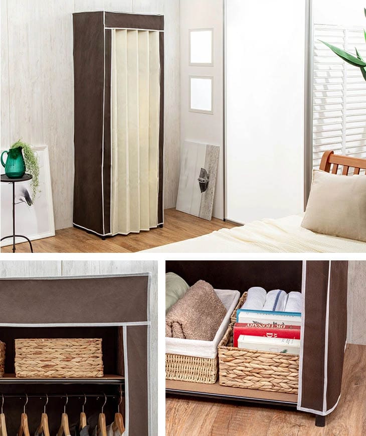 ファミリー・ライフ 選べるカバー付きクローゼットハンガー 60幅