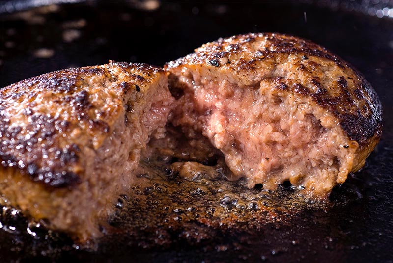 格之進 門崎熟成肉 塊焼きとハンバーグセット 1セット：赤身120g、霜降り120g、金格ハンバーグ120g ×2（計：精肉240g、金格ハンバーグ×2個）