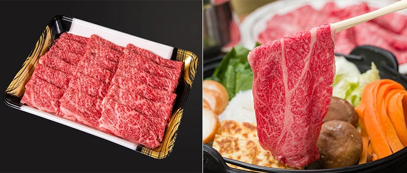 格之進 門崎熟成肉 すき焼き・しゃぶしゃぶ おもてなしセット 3種合計：約400g 1セット：3種（計400g）