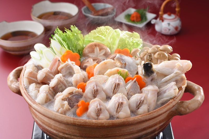 関とら本店 ふくとあんこうのちり鍋詰合せ 1セット：2～3人前目安