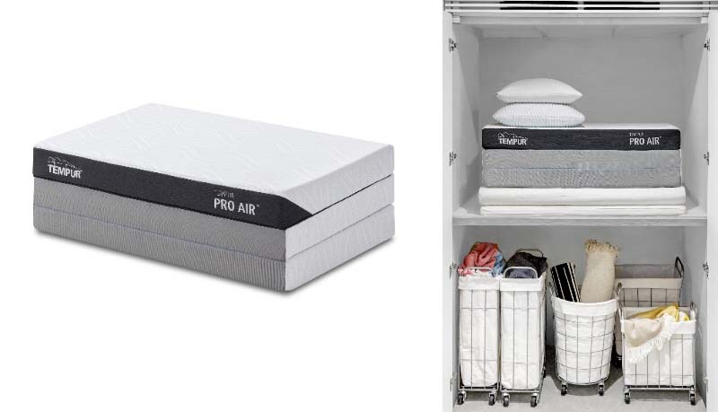 テンピュール(R) プロ エア フトン 折りたたみマットレス 三つ折り シングル