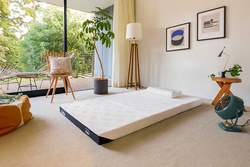 テンピュール(R) プロ フトン 折りたたみマットレス 三つ折り シングル