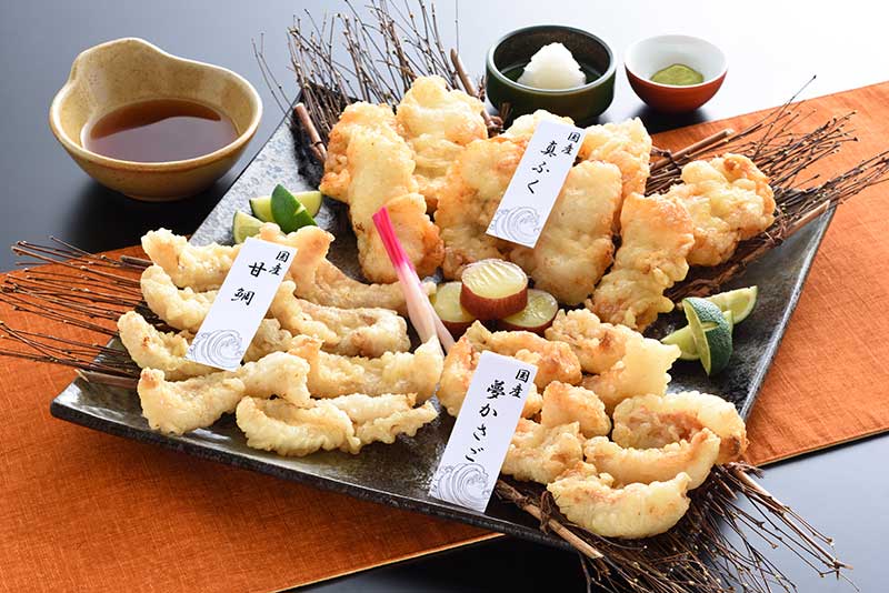 アデリー 「下関 音」 国産 海鮮天ぷら三種 １箱