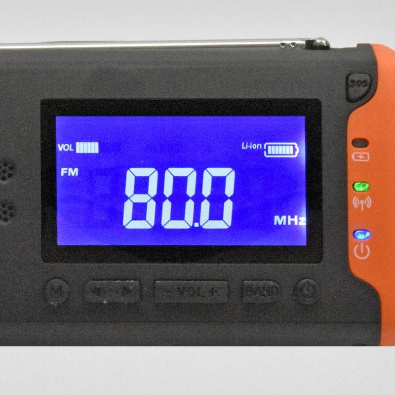 クマザキエイム Solpa 手回し ソーラー蓄電ラジオ チャージオ ラムダ SL-091 1台