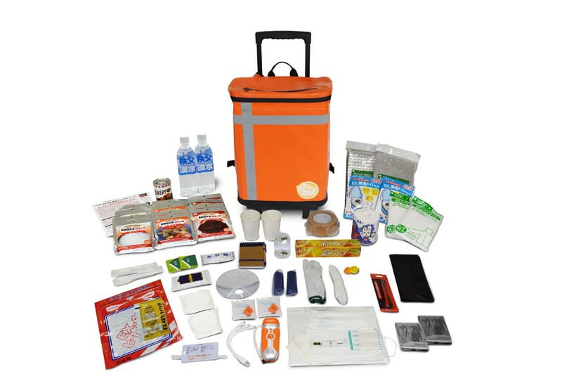 メテックス EX.48 防災バッグ 防災士ブラザーズモデル 2人用アドバンス Mサイズ 1セット