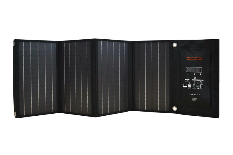 メテックス EVERBright スーパーメガパワーステーション&40Wソーラーパネルセット 1セット