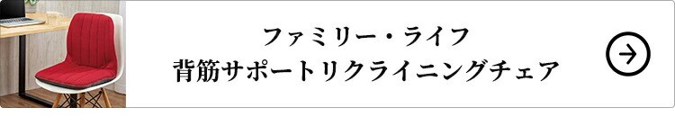 ファミリー・ライフ 背筋サポートリクライニングチェア 単品
