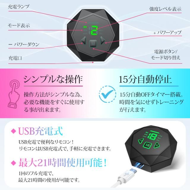 EMS腹筋ベルト