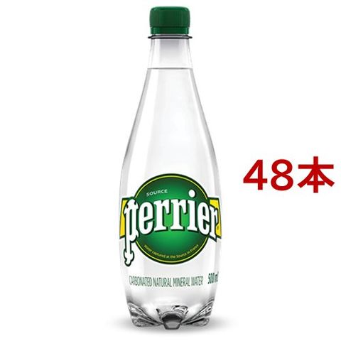 【訳あり】ペリエ ペットボトル ナチュラル 炭酸水 正規輸入品 （５００ｍｌ＊４８本入）