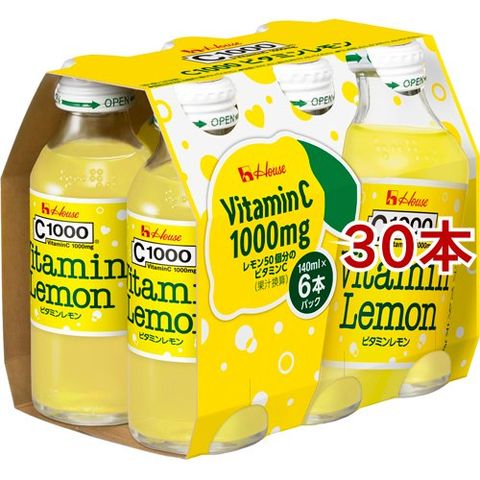 Ｃ１０００ ビタミンレモン （１４０ｍｌ＊３０本セット）