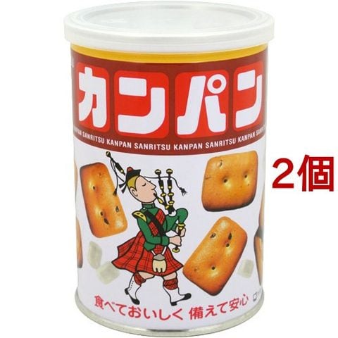 三立製菓（サンリツ）缶入カンパン （１００ｇ＊２コセット）