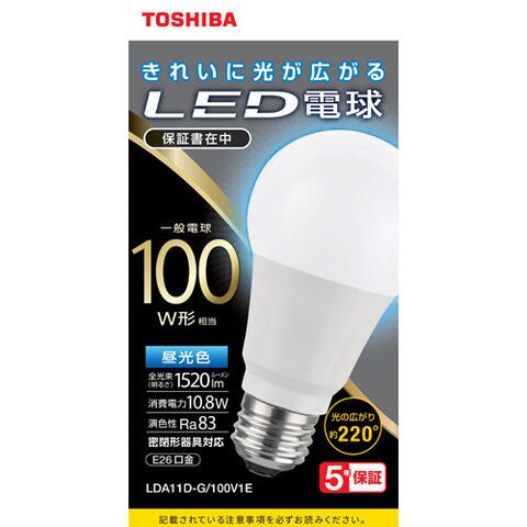 dショッピング |東芝 ＬＥＤ電球 一般電球形 Ａ形Ｅ２６ 全方向２２０