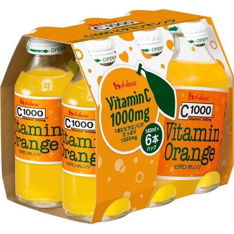 Ｃ１０００ ビタミンオレンジ （１４０ｍｌ＊６本入）
