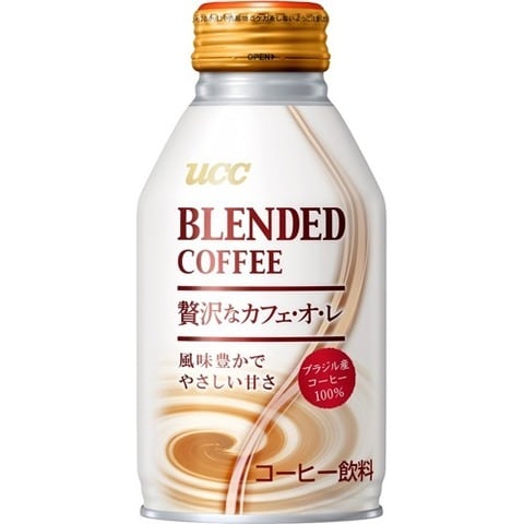 ＵＣＣ ブレンドコーヒー 贅沢なカフェ・オ・レ （２６０ｇ＊２４本入）