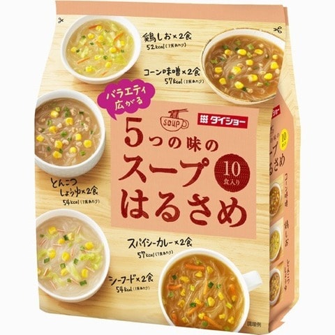 バラエティ広がる５つの味のスープはるさめ （１０食入）