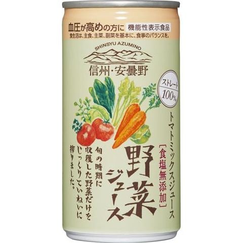 ゴールドパック 信州安曇野野菜ジュース （１９０ｇ＊３０本入）