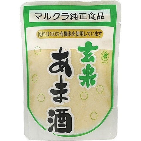 マルクラ食品 玄米あま酒 有機米使用 （２５０ｇ）
