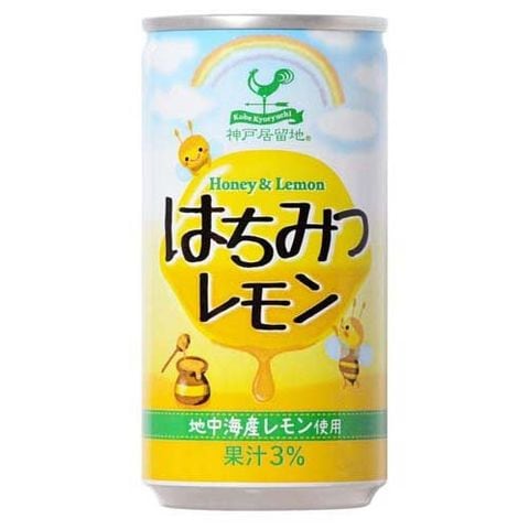 神戸居留地 はちみつレモン 缶 地中海産レモン使用 （１８５ｇ＊３０本入）