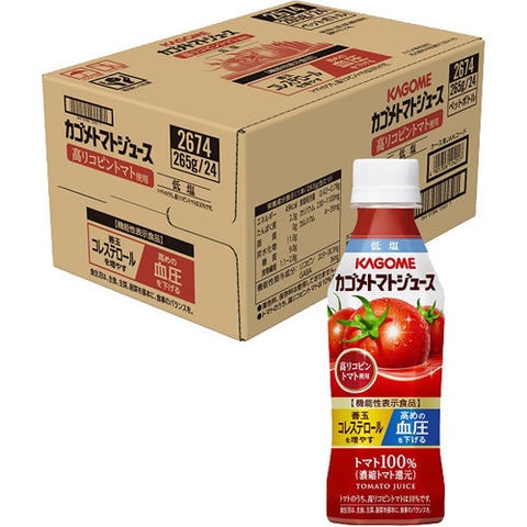 カゴメトマトジュース 高リコピントマト使用 （２６５ｇ＊２４本入）