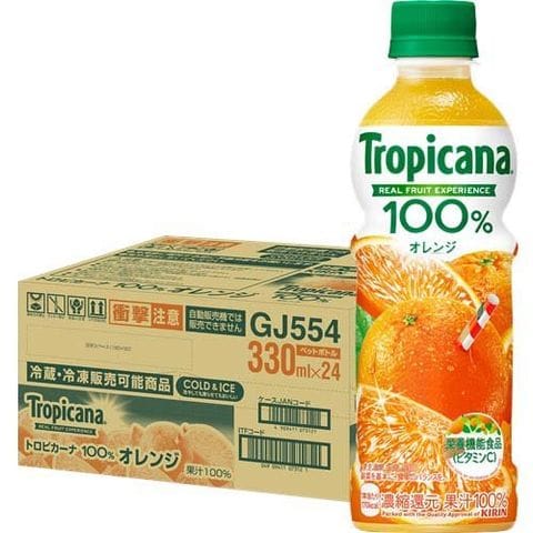 dショッピング |トロピカーナ１００％ジュース オレンジ （３３０ｍｌ ...