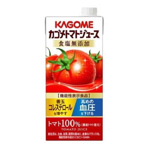 カゴメ トマトジュース 食塩無添加 （１Ｌ＊６本入）