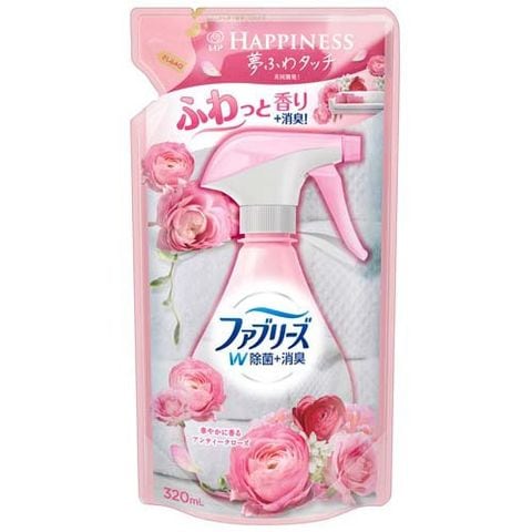 ファブリーズｗｉｔｈレノアハピネス 消臭スプレー アンティークローズ＆フローラル 詰替 （３２０ｍｌ）