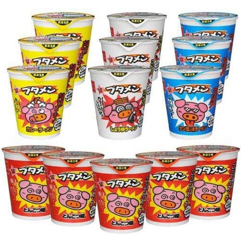 ブタメン ４種（１４個入）アソートセット おやつカンパニー （１セット）