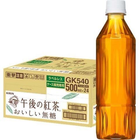 dショッピング |午後の紅茶 おいしい無糖 ラベルレス ペットボトル 紅茶 （５００ｍｌ＊２４本入） カテゴリ：の販売できる商品  爽快ドラッグ(Rakuten Direct) (0014909411088842)|ドコモの通販サイト