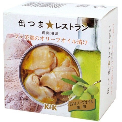 ＫＫ 缶つま マテ茶鶏のオリーブオイル漬け （１５０ｇ）