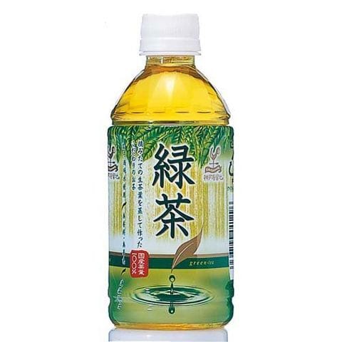 神戸居留地 緑茶 ＰＥＴ 国産茶葉 １００％ 無香料 無着色 （３５０ｍｌ＊２４本入）