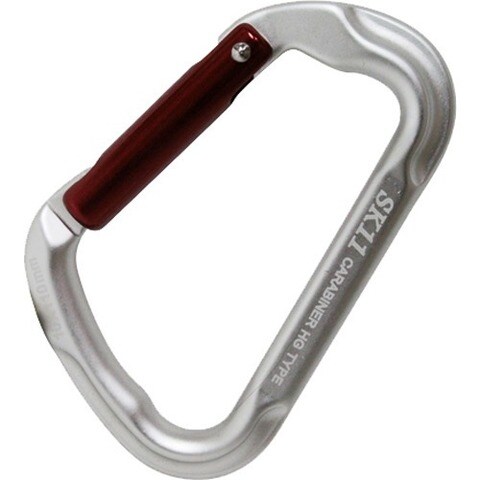 ＳＫ１１ アルミカラビナ ＨＧ 極太カラビナ ＳＡＣ－ＨＧ シルバー （１コ入）