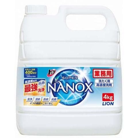 トップ スーパーナノックス 洗濯洗剤 詰め替え 大容量 業務用 （４ｋｇ）