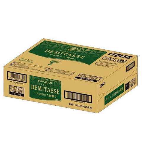 デミタス プレミアムコーヒー 甘さ34% dショッピング |ダイドーブレンド デミタスコーヒー 甘さ控えた