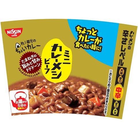 dショッピング |日清カレーメシ ビーフ ミニケース （６２ｇ＊６食入