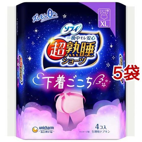 dショッピング |ソフィ 超熟睡 ショーツ 特に多い夜用 ＸＬ 生理用