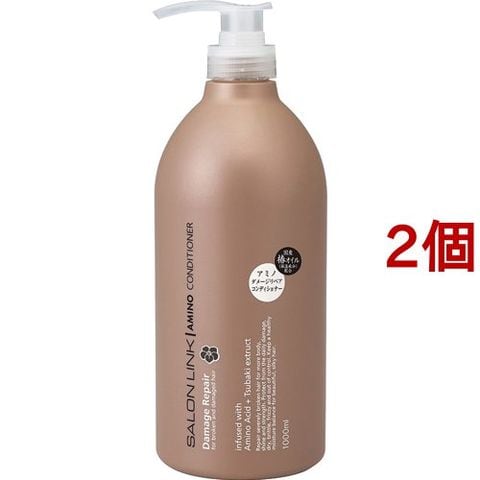 dショッピング |サロンリンク アミノ ダメージリペア 椿コンディショナー （１０００ｍｌ＊２個セット） | カテゴリ：リンス・コンディショナーの販売できる商品  | 爽快ドラッグ(Rakuten Direct) (001545759)|ドコモの通販サイト