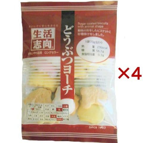 生活志向 どうぶつヨーチ （７０ｇ×４セット）