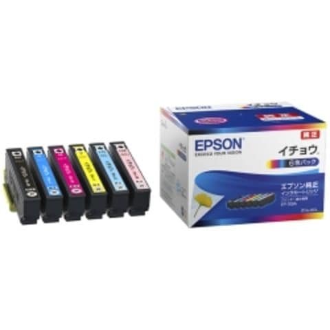 エプソン カラリオプリンター用 インクカートリッジ／イチョウ（6色パック） ITH-6CL