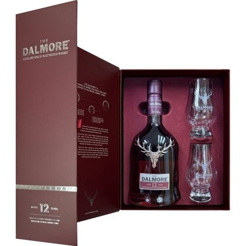 ダルモア12年　グラス2個付き dショッピング |【単品】ダルモア 12年 700ml グラス2個付 40度