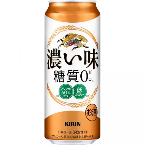 【ケース品】キリン 濃い味 糖質0　500ml 6本パック×4