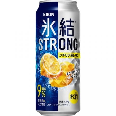 【ケース品】キリン 氷結ストロングシチリア産レモン 500ml 9度 24本入り
