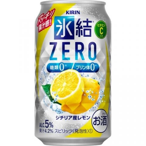【ケース品】キリン 氷結ZERO シチリア産レモン 350ml 5度 24本入り