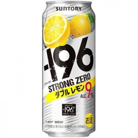 【ケース品】サントリー -196℃ ストロングダブルレモン 500ml 9度 24本入り