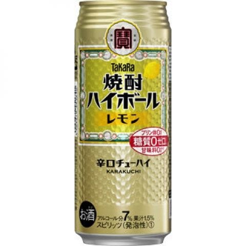 【ケース品】タカラ 焼酎ハイボール レモン 500ml 7度 24本入り